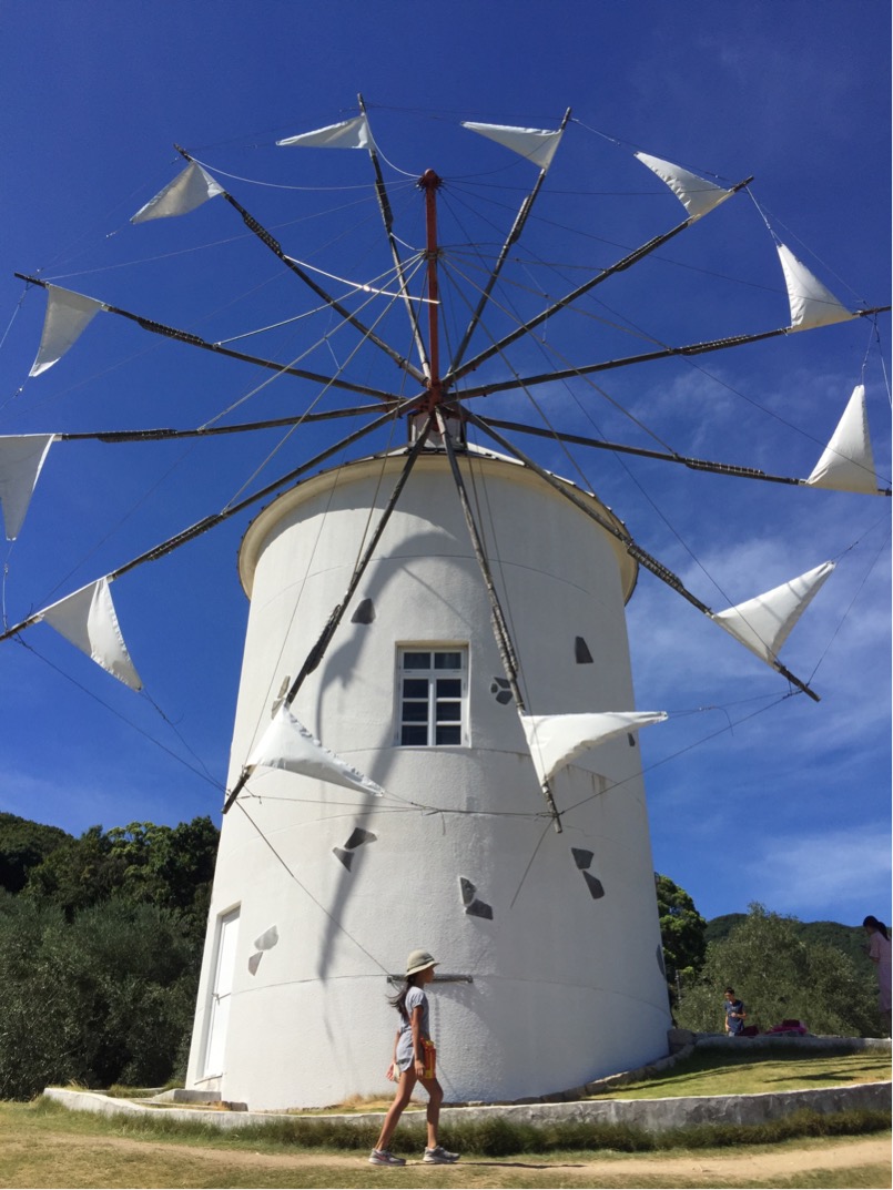 小豆島、ギリシャ風車