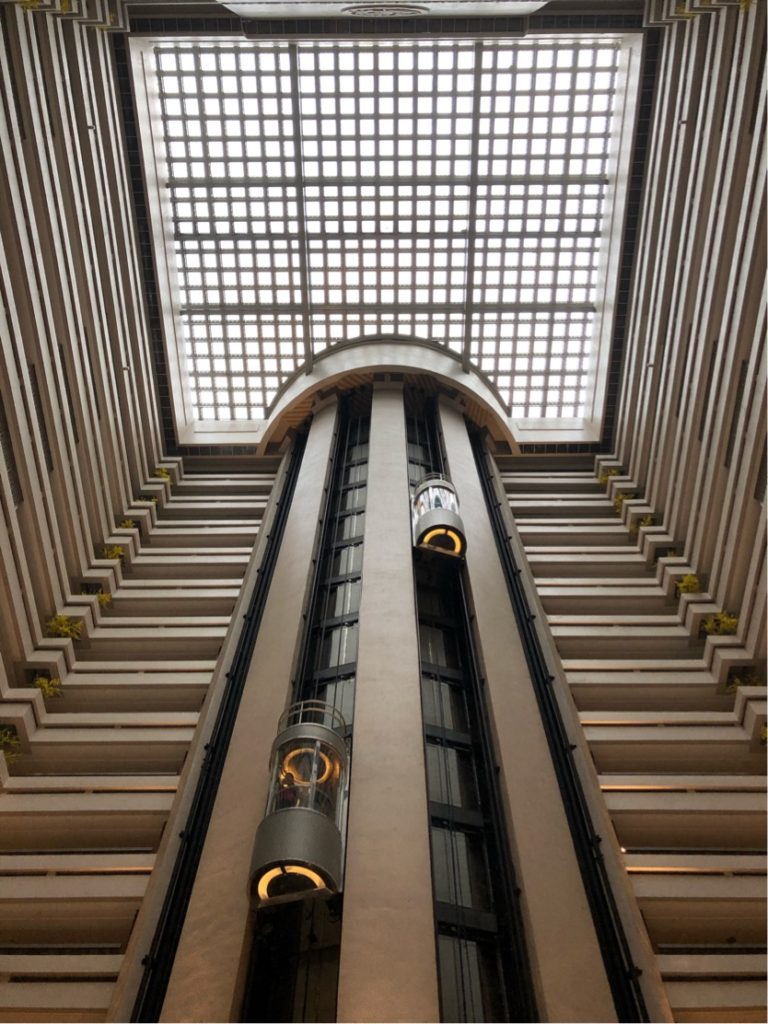 シェラトン台北のエレベーター